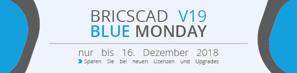 BricsCAD V19 Blue Monday Banner