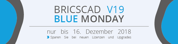 Banner zum BricsCAD V19 Blue Monday